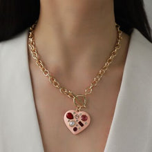 Load image into Gallery viewer, Heart Pendant Alloy Necklace
