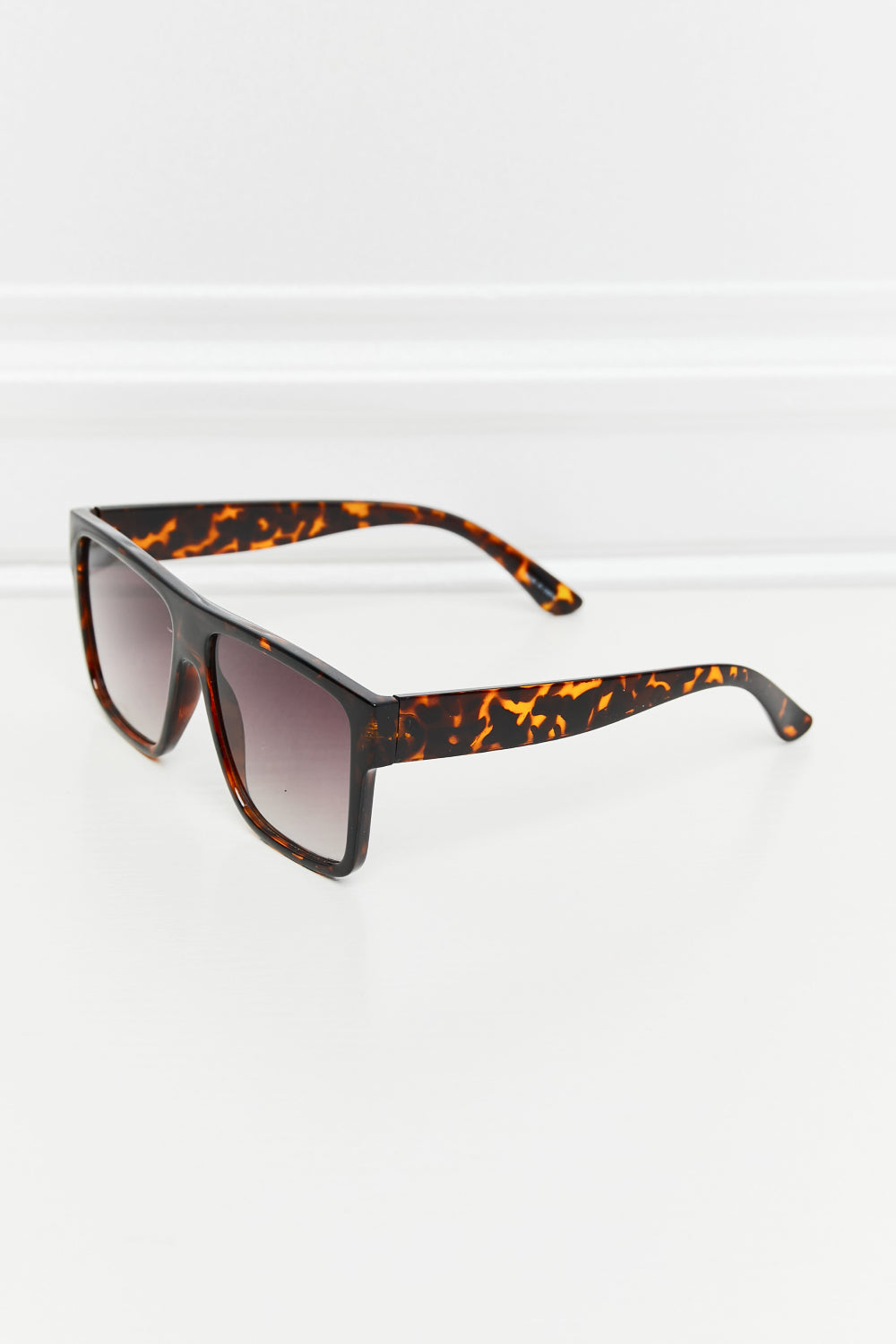 Traci K Collection Tortoiseshell Square Full Rim Sunglasses