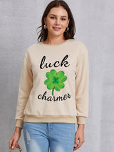 Load image into Gallery viewer, LUCK CHARMER Round Neck Sweatshirt
