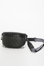 Load image into Gallery viewer, PU Leather Studded Sling Bag with Fringes
