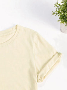 Graphic Round Neck Short Sleeve T-Shirt