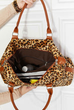 Load image into Gallery viewer, Traci K Collection Animal Print Brushed Weekender Bag
