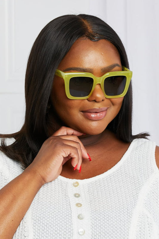 Traci K Collection Square TAC Polarization Lens Sunglasses