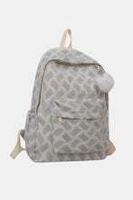 Load image into Gallery viewer, Printed Polyester Large Backpack
