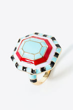 Load image into Gallery viewer, 18K Gold Plated Multicolored Ring
