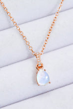 Load image into Gallery viewer, Moonstone Teardrop Pendant Necklace