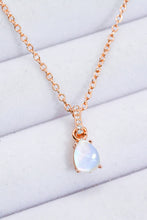 Load image into Gallery viewer, Moonstone Teardrop Pendant Necklace
