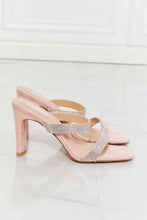 Load image into Gallery viewer, MMShoes Leave A Little Sparkle Rhinestone Block Heel Sandal in Pink
