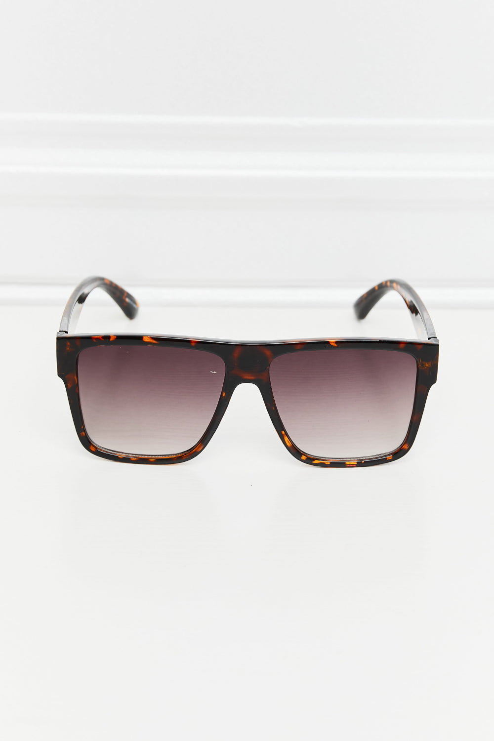 Traci K Collection Tortoiseshell Square Full Rim Sunglasses