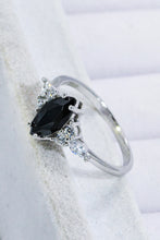 Load image into Gallery viewer, 925 Sterling Silver Black Agate Ring
