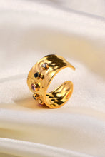 Load image into Gallery viewer, 18K Gold-Plated Zircon Ring
