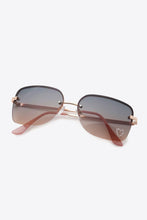 Load image into Gallery viewer, Traci K Collection Rhinestone Heart Metal Frame Sunglasses
