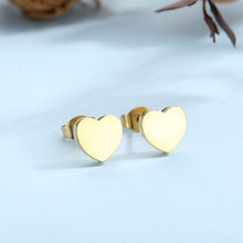 Load image into Gallery viewer, Heart Necklace, Bracelet and Stud Earrings Jewelry Set
