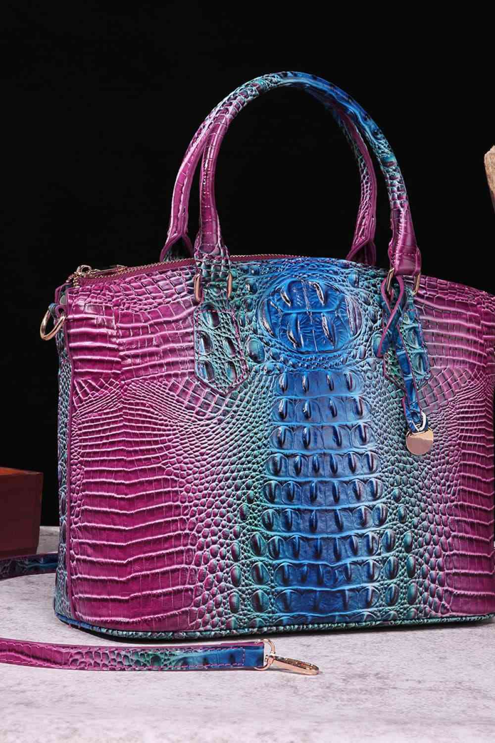 Traci K Gradient PU Leather Handbag ( Pick Your Color)