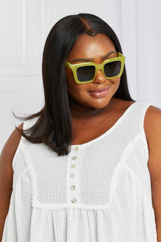 Traci K Collection Square TAC Polarization Lens Sunglasses