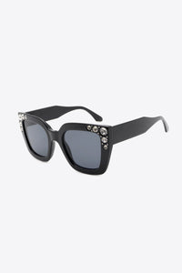 Traci K Collection Inlaid Rhinestone Polycarbonate Sunglasses