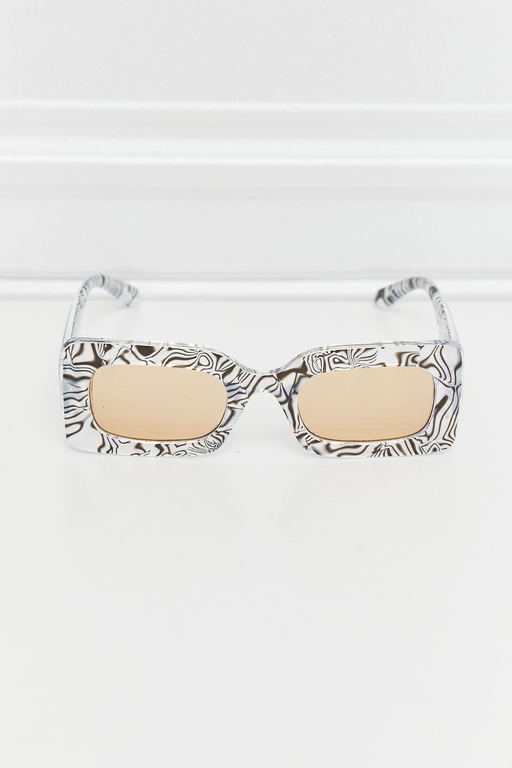 Traci K Collection Tortoiseshell Rectangle Polycarbonate Sunglasses