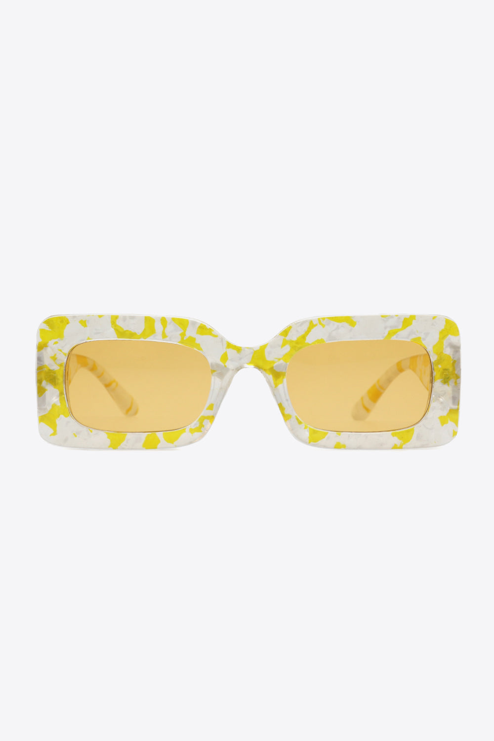 Traci K Collection Tortoiseshell Rectangle Polycarbonate Sunglasses