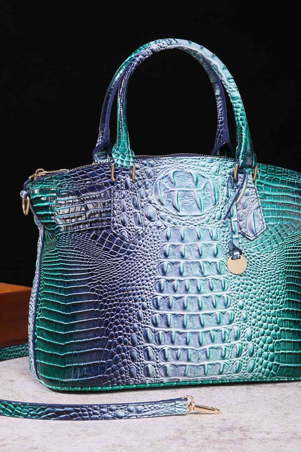 Traci K Gradient PU Leather Handbag ( Pick Your Color)