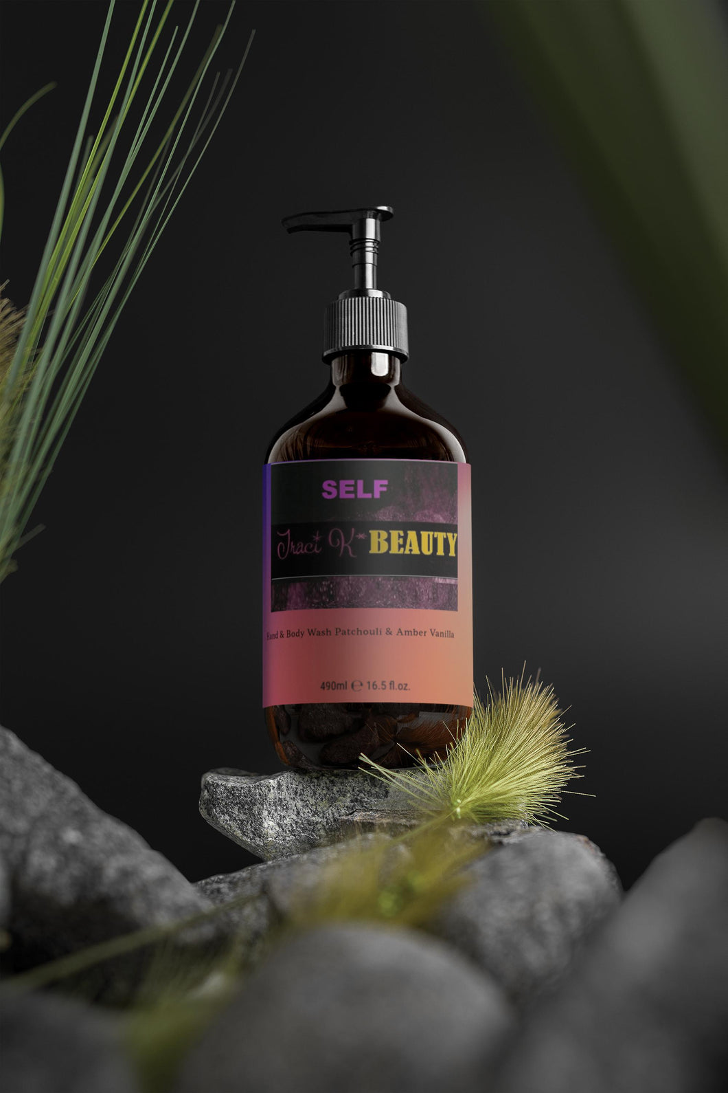 SELF by Traci K Beauty Hand & Body Wash, Patchouli & Amber Vanilla (Hydrating and Smooth)