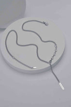 Load image into Gallery viewer, Stainless Steel Two-Piece Necklace Set
