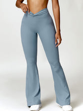 Load image into Gallery viewer, Twisted High Waist Active Pants with Pockets

