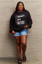 Load image into Gallery viewer, Simply Love Full Size Letter Graphic Long Sleeve Sweatshirt
