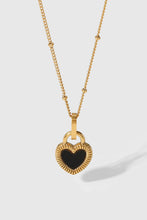 Load image into Gallery viewer, Contrast Heart Pendant Necklace
