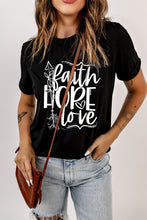 Load image into Gallery viewer, FAITH HOPE LOVE Graphic Tee Shirt

