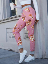 Load image into Gallery viewer, Floral Print Slim Fit Long Pants
