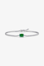 Load image into Gallery viewer, Adored 1 Carat Lab-Grown Emerald Bracelet
