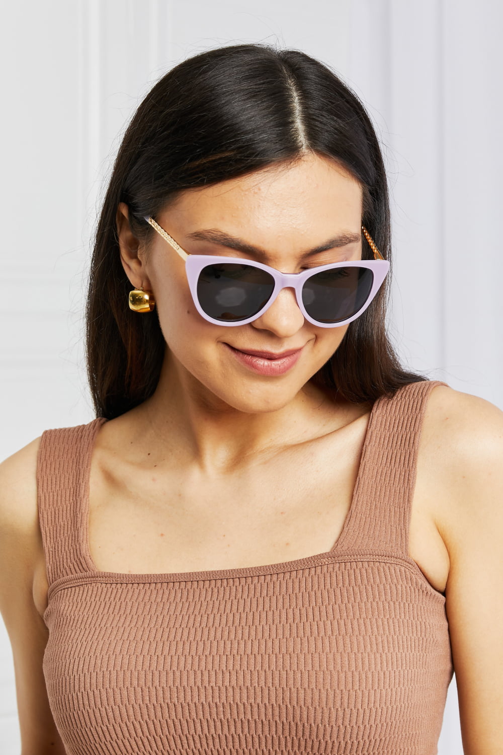 Traci K Collection Cat-Eye Acetate Frame Sunglasses