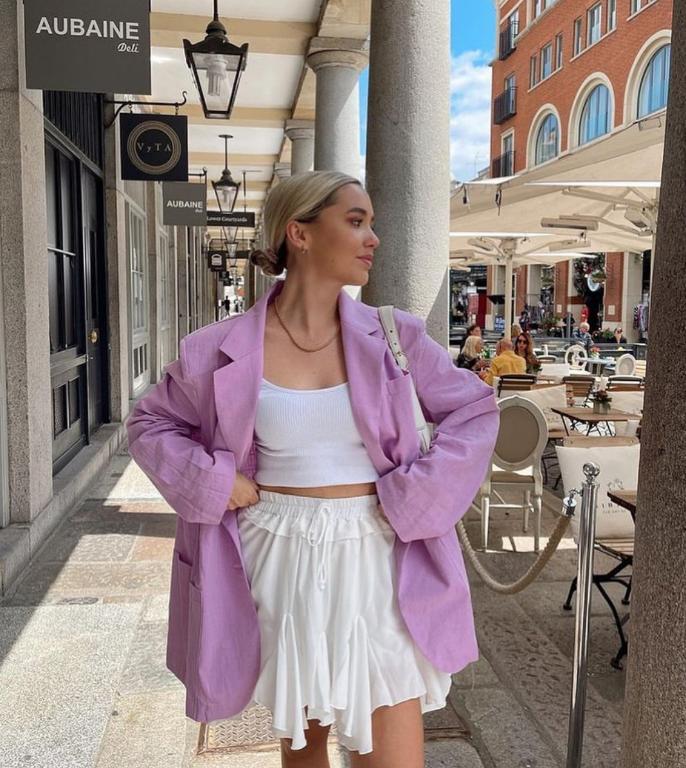 Autumn oversized blazer women Casual long sleeves single breasted outwear High street solid color office jackets