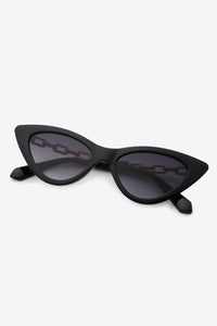 Traci K Collection Chain Detail Cat-Eye Sunglasses