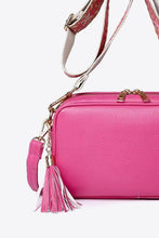 Load image into Gallery viewer, PU Leather Tassel Crossbody Bag
