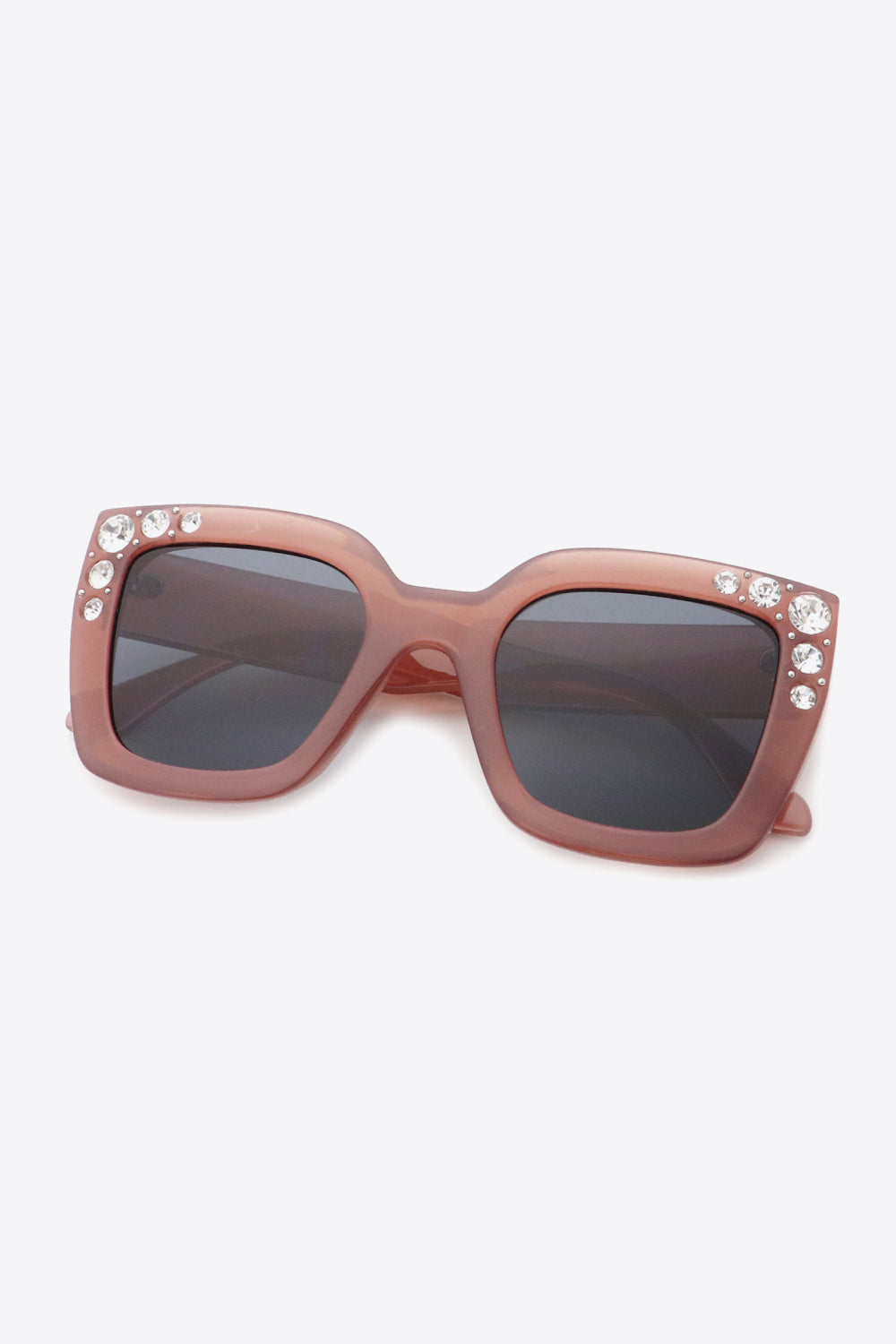 Traci K Collection Inlaid Rhinestone Polycarbonate Sunglasses