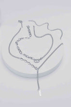 Load image into Gallery viewer, Stainless Steel Two-Piece Necklace Set
