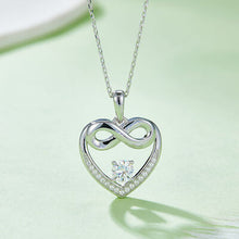 Load image into Gallery viewer, Moissanite 925 Sterling Silver Heart Necklace
