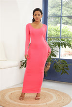 Load image into Gallery viewer, Basic Sweet long sleeve maxi dress
