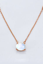 Load image into Gallery viewer, Geometric Moonstone Pendant Necklace
