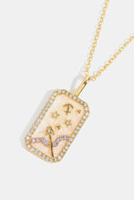 Load image into Gallery viewer, Rhinestone Constellation Pendant Copper Necklace
