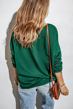 Load image into Gallery viewer, LUCKY Round Neck Dropped Shoulder Sweatshirt

