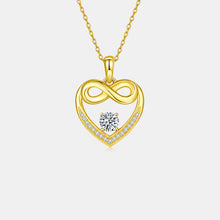 Load image into Gallery viewer, Moissanite 925 Sterling Silver Heart Necklace
