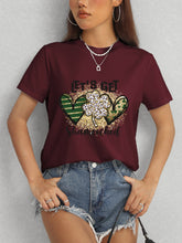 Load image into Gallery viewer, Lucky Clover Round Neck Short Sleeve T-Shirt
