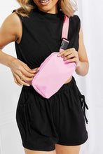 Load image into Gallery viewer, Traci K Buckle Zip Closure Fanny Pack
