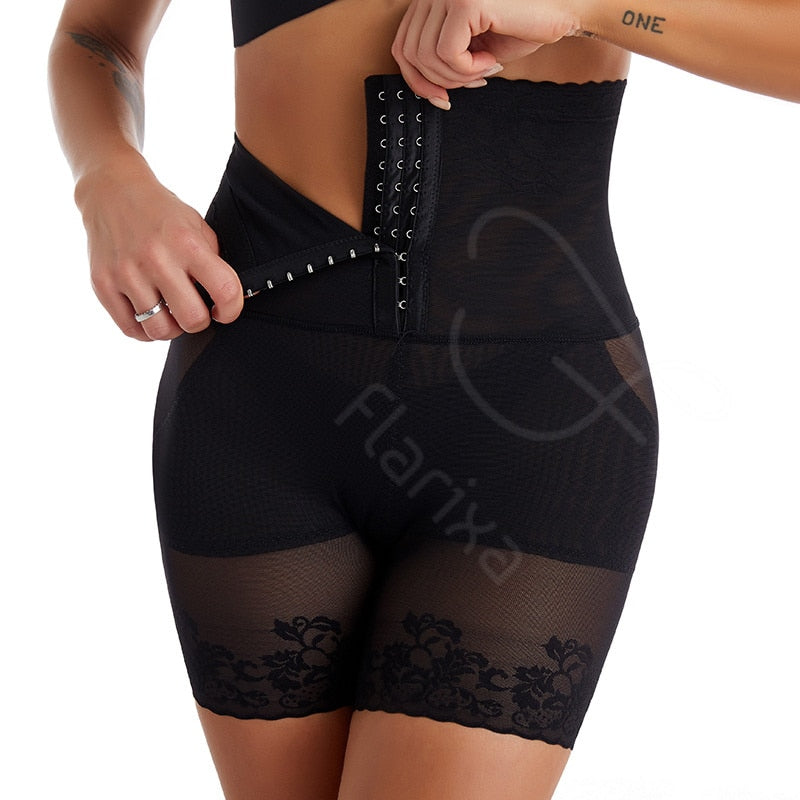 Fitstyle Waist Trainer Body Shaper Shorts Butt Lifter Tummy Control Seamless Shapewear High Waist Postpartum Slimming Bodysuit