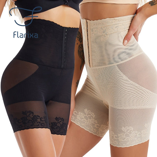Fitstyle Waist Trainer Body Shaper Shorts Butt Lifter Tummy Control Seamless Shapewear High Waist Postpartum Slimming Bodysuit