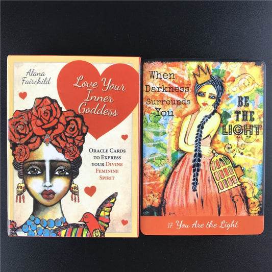 Love Your Invincible Goddess Within Oracle Cards /Spirit Tarot Game Cards Board Games /Healing Cards