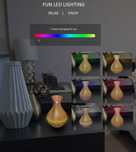 Load image into Gallery viewer, Portable Ultrasonic Air Humidifier Aromatherapy Diffuser Essential Oil Mini Car Home Mist Maker Defusers USB Humificador LED
