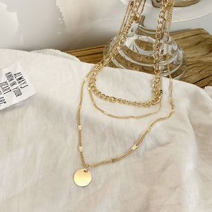 Vintage Necklace on Neck Gold Chain Women's Jewelry Layered Accessories for Girls Clothing Aesthetic Gifts Fashion Pendant